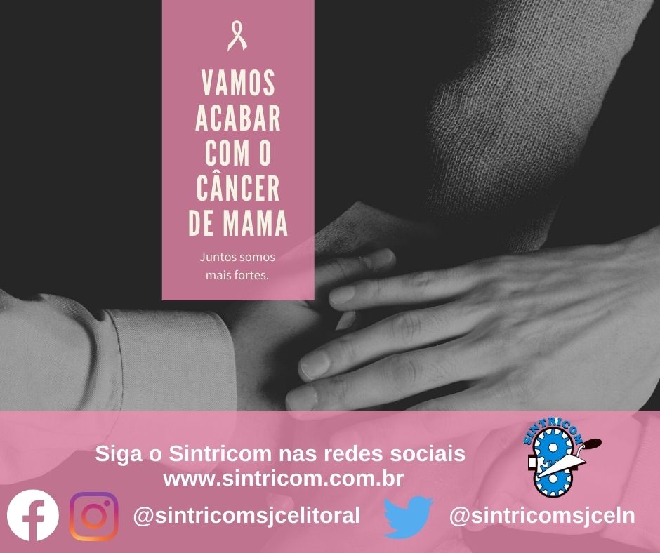 Quem se ama, se toca! Previna o câncer de mama!