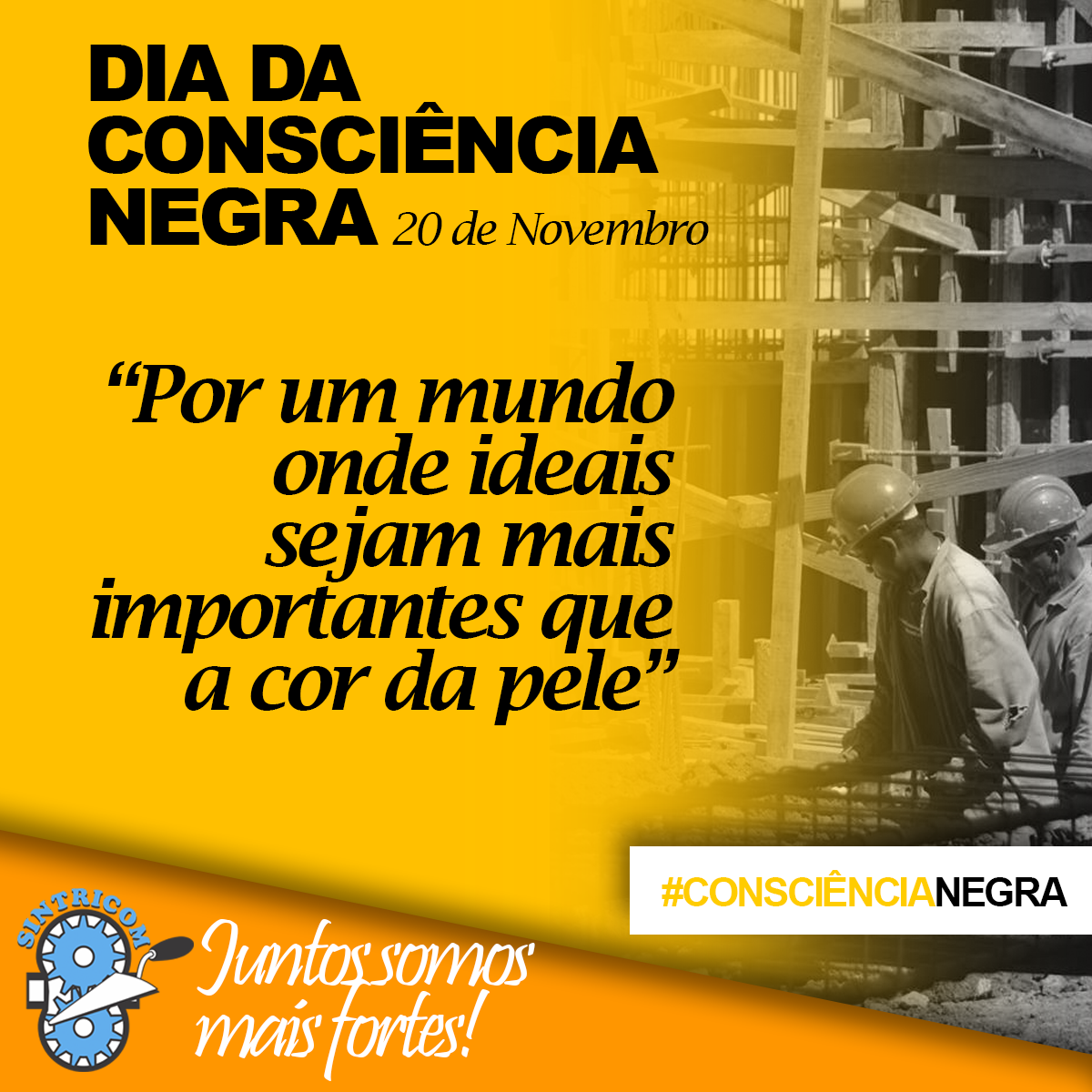 Dia da consciência Negra - Dia de Luta e Reflexão