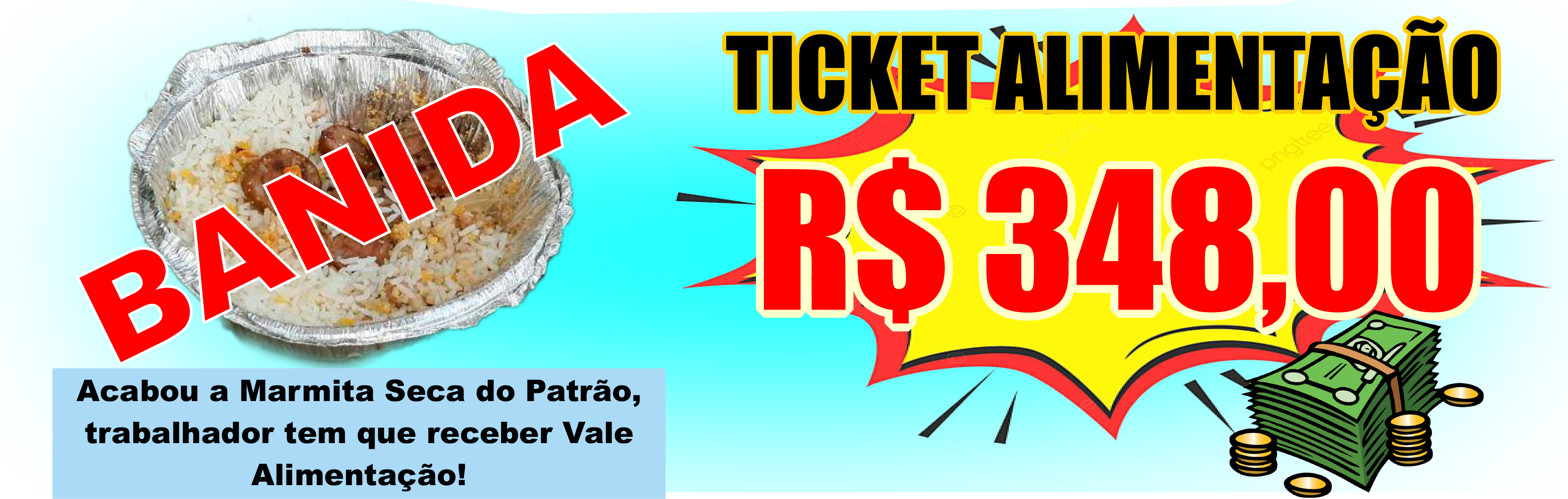 Agora é Lei: Acabou a Marmita na Obra! Trabalhador tem que receber Ticket Alimentação!