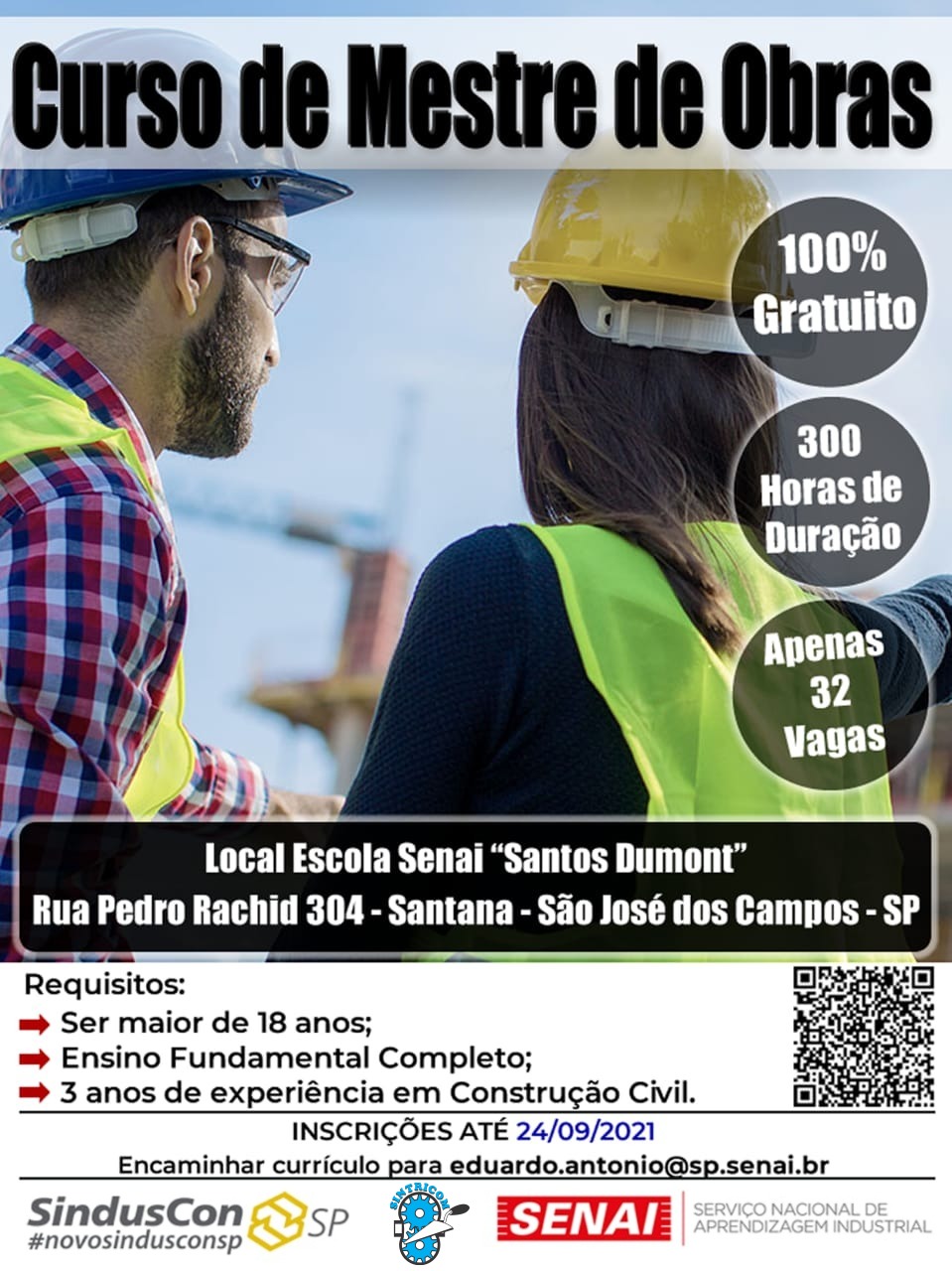 SENAI oferece curso de Mestre de Obras