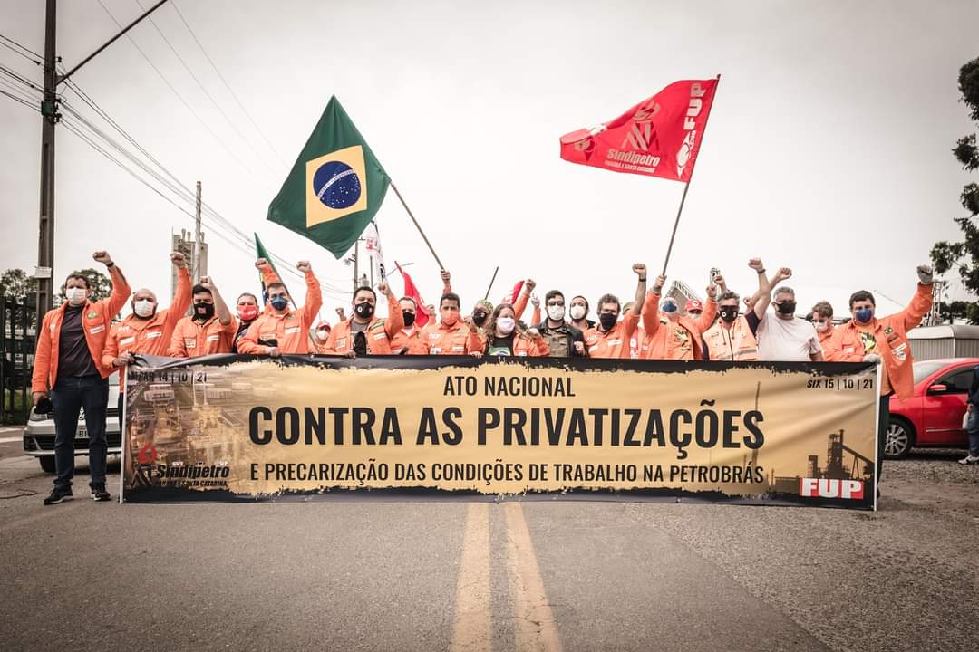 ATO CONTRA AS PRIVATIZAÇÕES E A PRECARIZAÇÃO DAS CONDIÇÕES DE TRABALHO NA PETROBRAS
