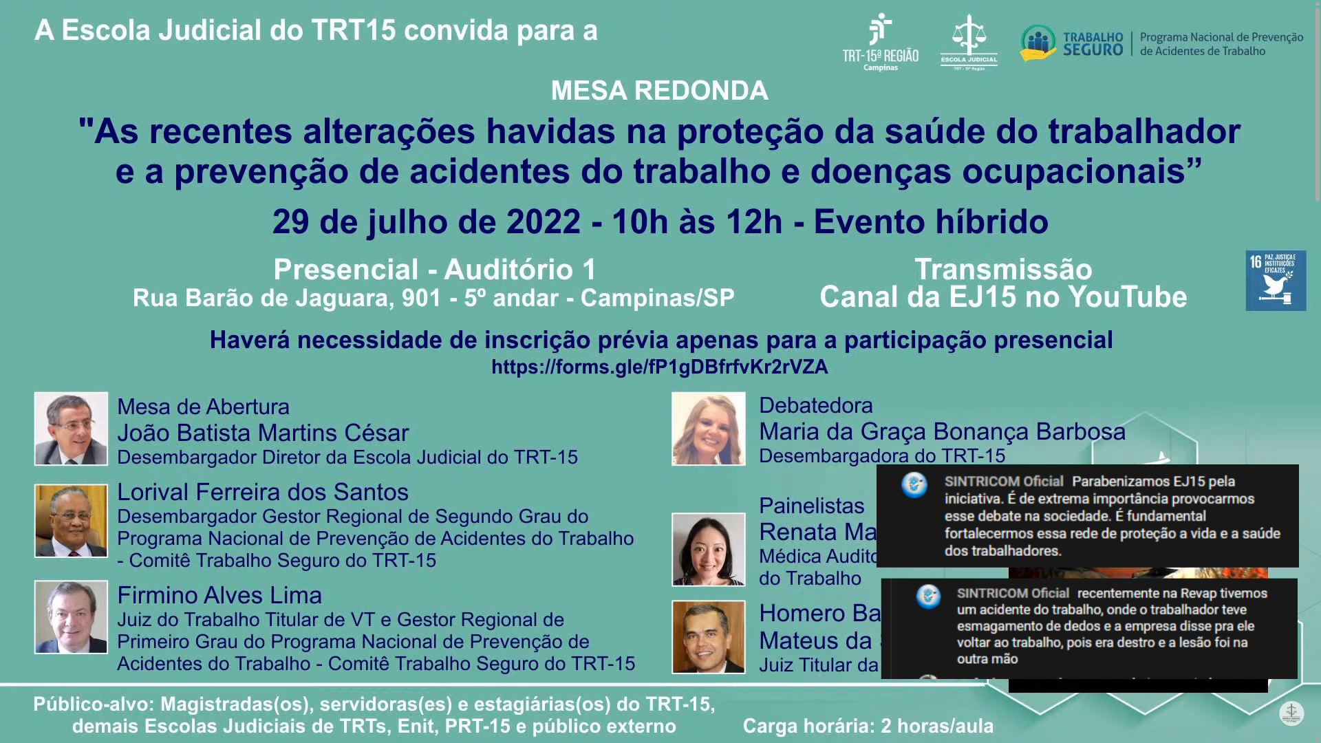 As recentes alterações havidas na proteção da saúde do trabalhador e a  prevenção de acidentes do trabalho e doenças ocupacionais