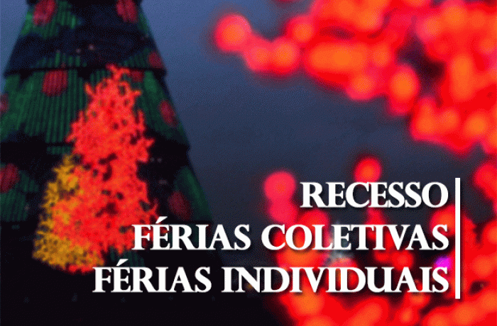 Saiba a diferença entre recesso de fim de ano, férias coletivas e férias de 30 dias