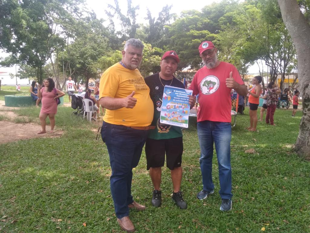 Sintricom apoia e participa da Festa do Dia das Crianças em São José dos Campos e Caraguatatuba