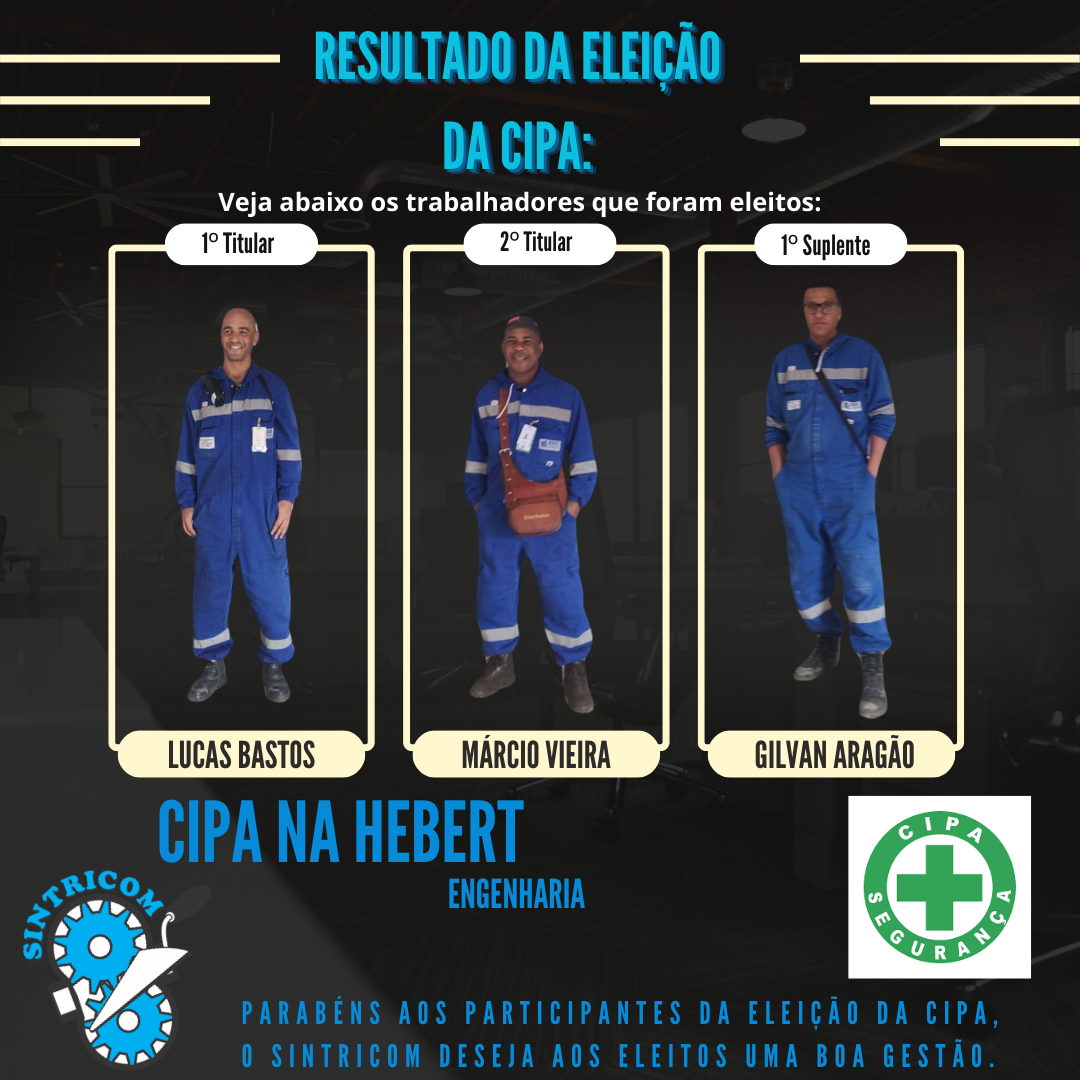 Sintricom acompanha eleição da nova Cipa na Hebert Engenharia