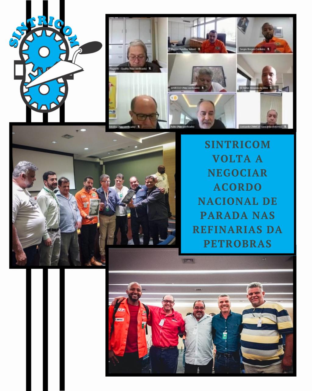 Sintricom volta a negociar acordo nacional de parada nas refinarias da Petrobras