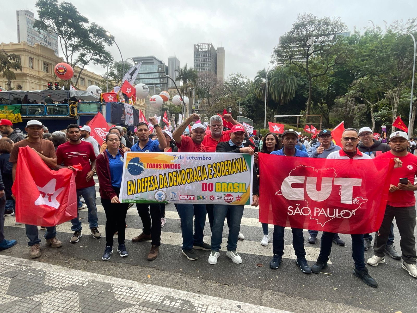 Sintricom nas Ruas: Em Defesa da Democracia, Soberania Nacional e Fim da Escala 6x1 no 7 de Setembro